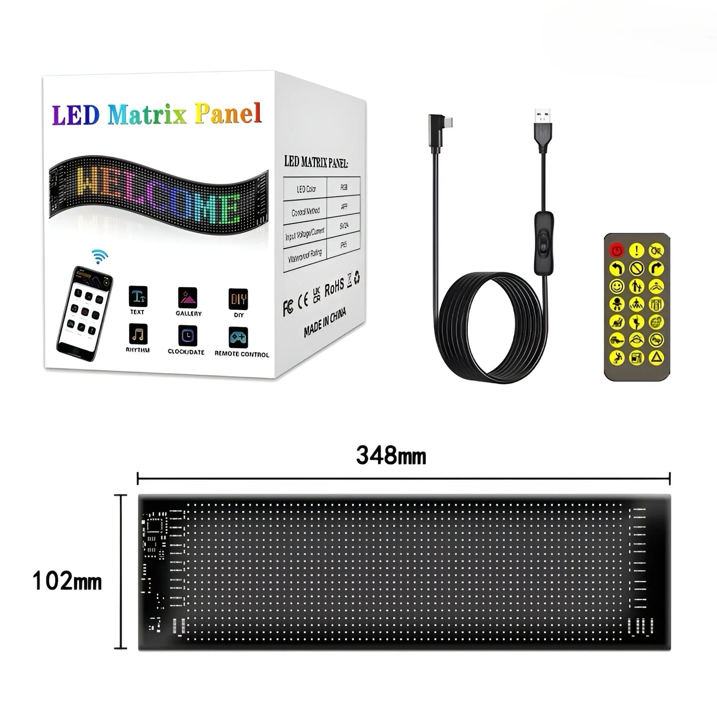 汽車動態 LED 屏