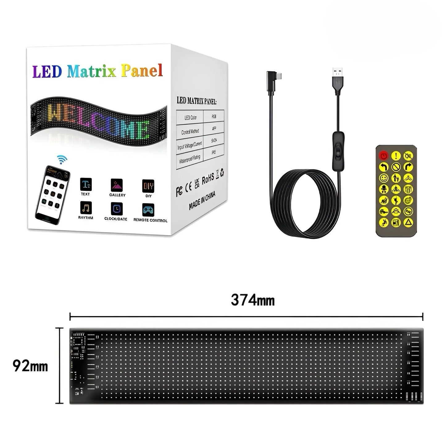 汽車動態 LED 屏